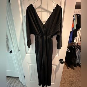 MTS black pant romper